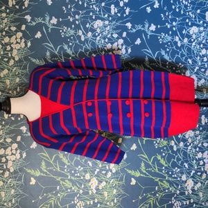 Vintage Jazzie Striped Knit Dress